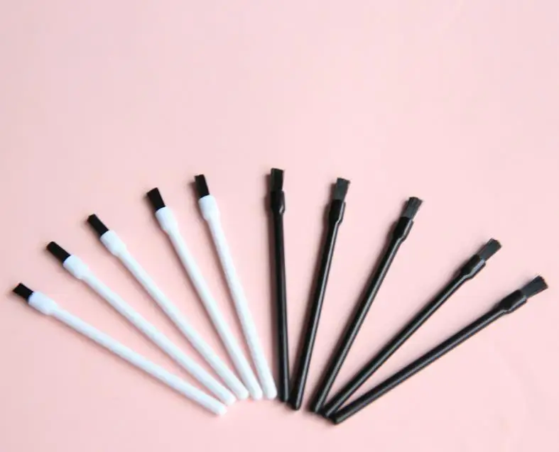 

20000pcs One-time flat mouth nylon hair lip brush Flat mouth flocking lip brush A one-off multifunctional brush eyebrow brush SN