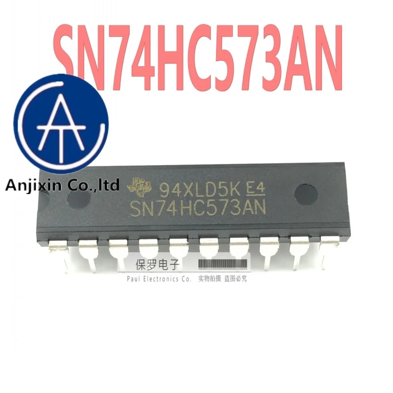 10Pcs 100% Originele En Nieuwe D Type Klink SN74HC573AN 74HC573 Dip-20 In-Line Real Voorraad