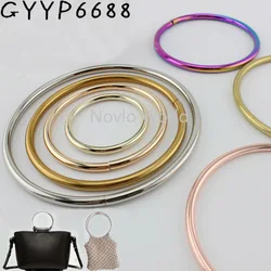 Anillo abierto de 50/75/100/125/137mm para bolsos, Conector de suspensión de monedero, Asa de bolsos Diy, 2-10 piezas, 5 tamaños, 6 colores