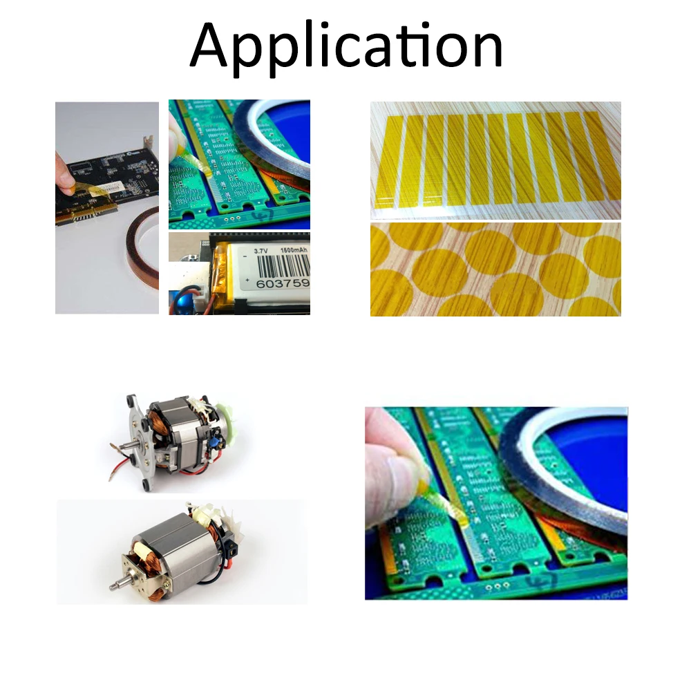 5 шт. высокотемпературная теплоизоляционная Лента BGA, термоизоляционная лента, полиимидная клейкая изоляционная клейкая лента, печатная плата 3D