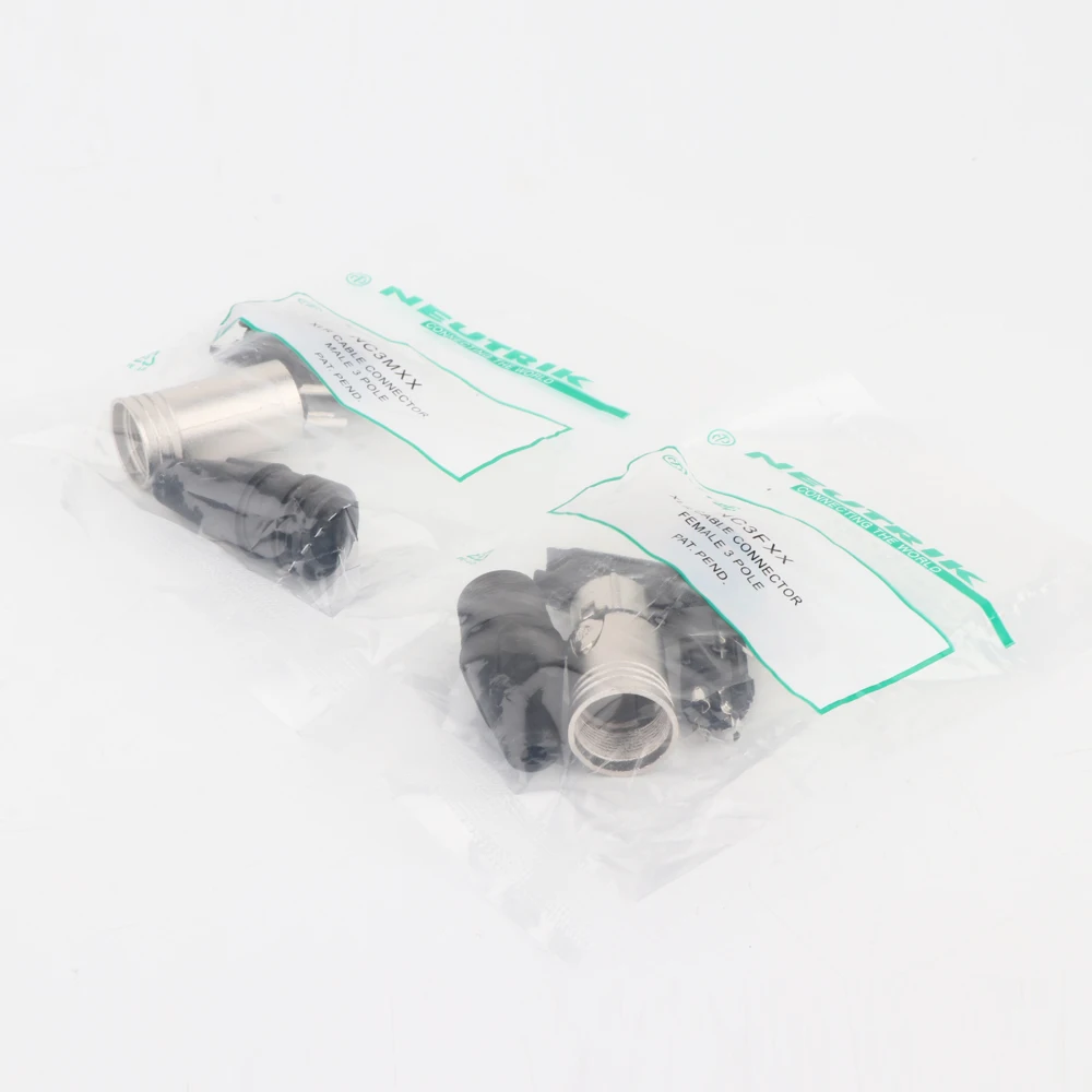 Hi-End 3-polige XLR-Stecker und Buchse für Mikrofon-Audio kabelst ecker Kanonen kabel anschlüsse – Detail 9