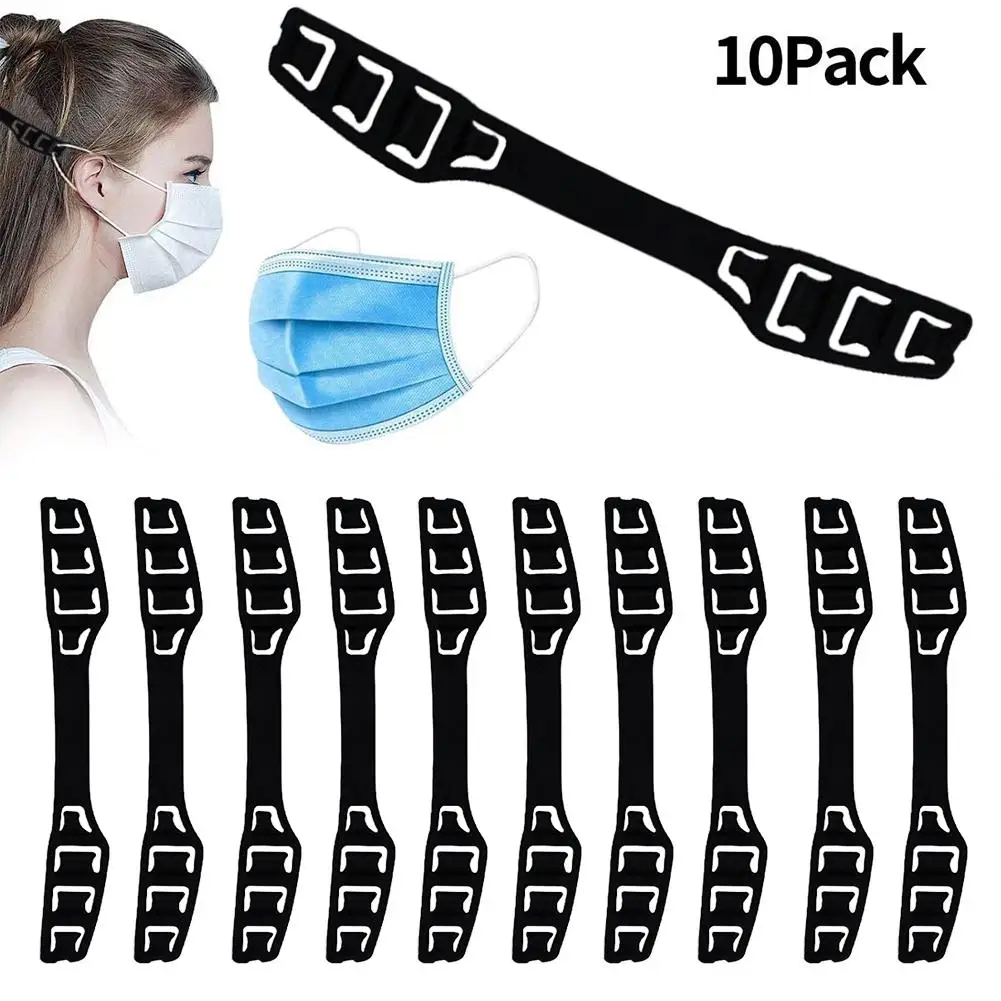 10pcs Mask Strap Extender Ear Savers For Masks Adjustable Extender Strap Ear Protector Mask Hook Holder Clip