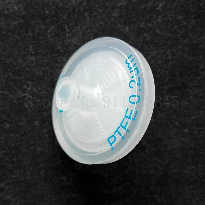 10 개/몫 30mm 0.2/0.45um 일회용 공기 필터 소수성 PTFE 멤브레인 증기 분리 필터 물 차단 필터