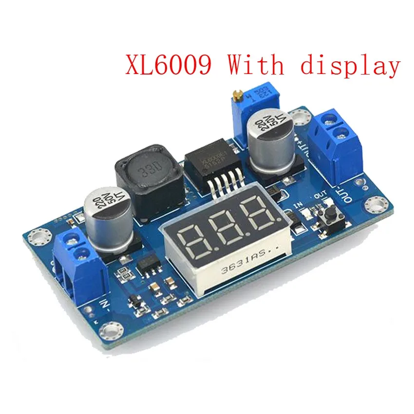 XL6009 Boost convertisseur réglable 15W 5-32V à 5-50V Module d'alimentation DC-DC haute Performance faible ondulation