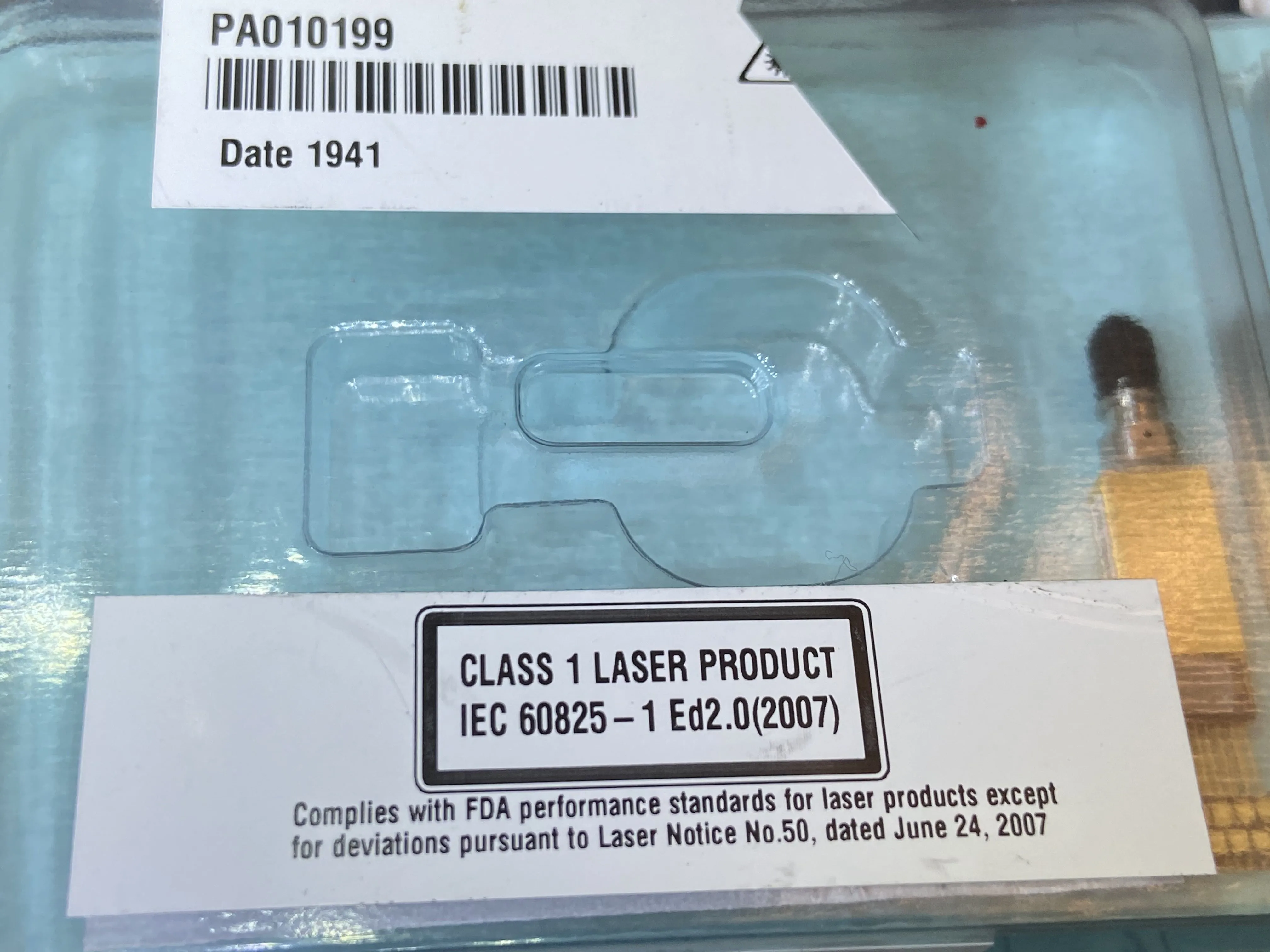 New Original  laser device PA010199 CLASS 1 LASER PRODUCT IEC 60825-1 ED2.0(2007)