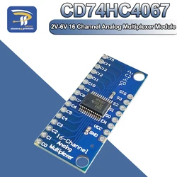 CD74HC4067 CMOS 2V-6V Multiplexer analogico a 16 canali/modulo ADC digitale per scheda microcontrollore Arduino 74 hc4067