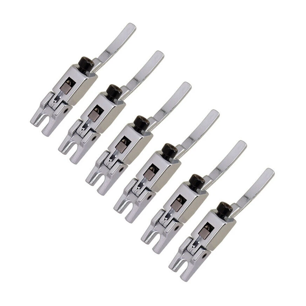 6Pcs Guitar Bridge Saddle Floyd Rose String Saddles for Electric Guitar Tremolo Bridge Double Locking