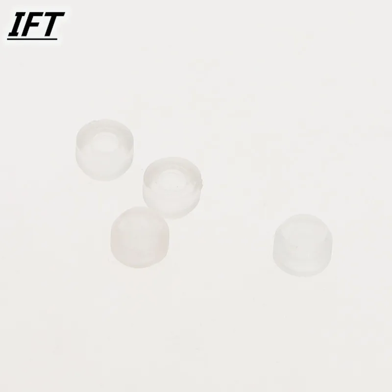 50pcs Free shopping 6*6mm transparent/black round button cap tactile switch cap for 6*6mm tactile switches