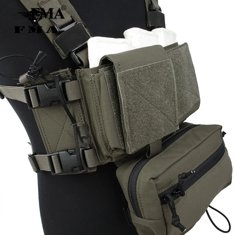 FMA Tactical Chest Rig Set completo Multicam 500D SS Micro Low Profile Light Fight Combat Chest spedizione gratuita