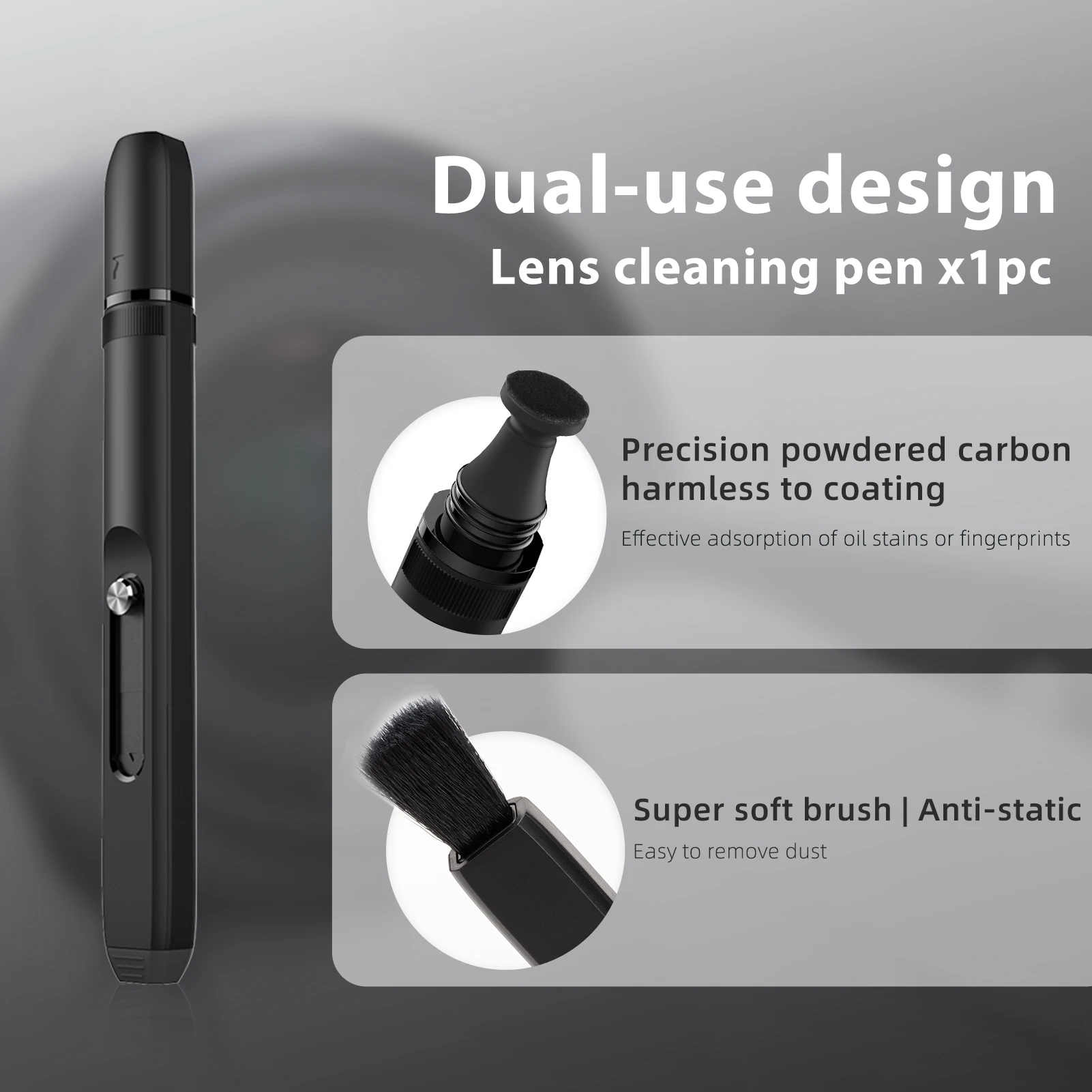 VSGO VS-A7E 7pcs Camera Cleaning Kit Portable Bottle Tumbler Air Blower Lens Cleaning Pen for Canon, Nikon, Sony, Fuji Camera