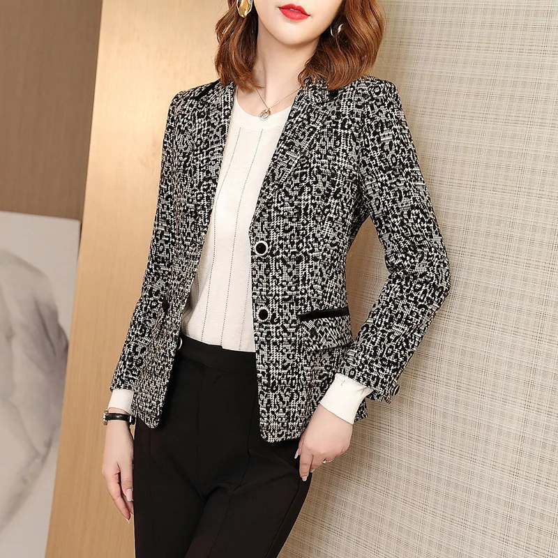 

Autumn Blazer Korean Spring Ladies Coats Jackets for Women Fashion Blazers Marynarka Damska YJF1216940B KJ5260