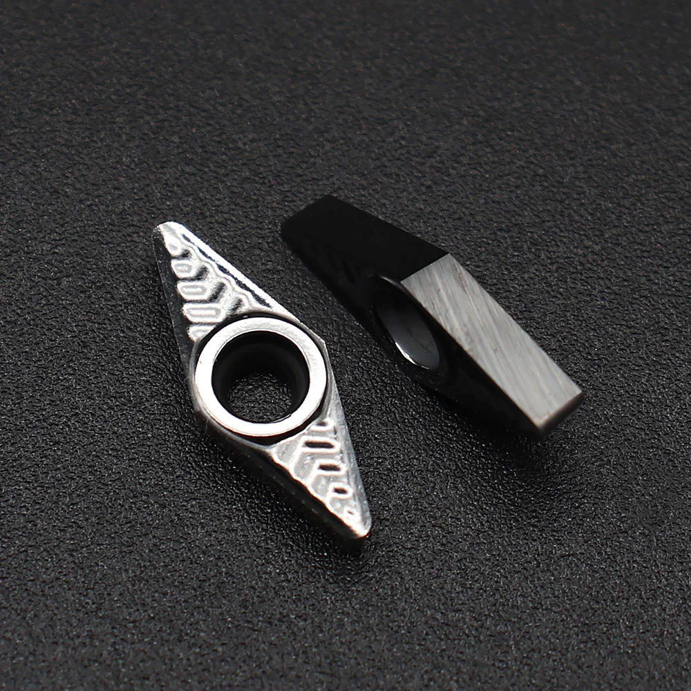 VCGT110302 VCGT110304 VCGT110308 AK 01Aluminum Inserts Metal Wood Turning Tools CNC Turning Inserts Copper Aluminum Tools