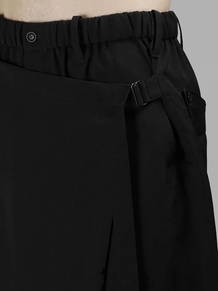 Men's new menswear fashion trend designer casual trousers irregular patchwork nine cropped trousers plus size singer clothing view 4