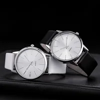 2025 hommes montres haut de gamme de luxe bracelet en cuir marron Quartz montre-bracelet hommes décontracté Simple montre-bracelet mâle horloge Reloj Hombre 5