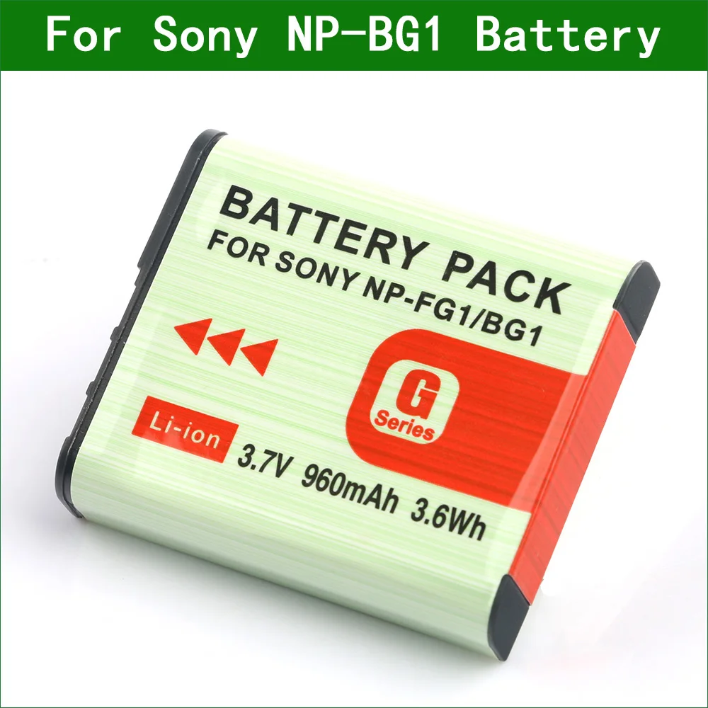 NP-BG1 NP BG1 FG1 NPBG1 Digital Camera Battery + Charger for Sony DSC WX1 WX10 N1 N2 T20 T25 T100 W80 W85 W90 W150 W170 W200