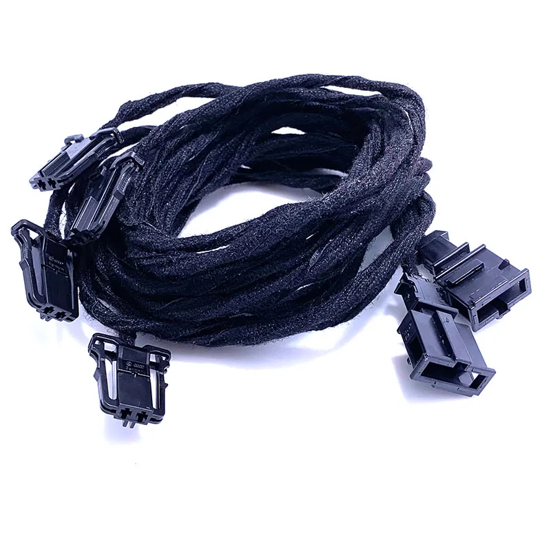 1Set Van Voetenruimtebekleding Licht Voetstappen Ruimte Lamp & Kabel Voor J Etta Golf MK5 MK6 MK7 Passat B6 Tiguan sharan Polo 7L0 947 415