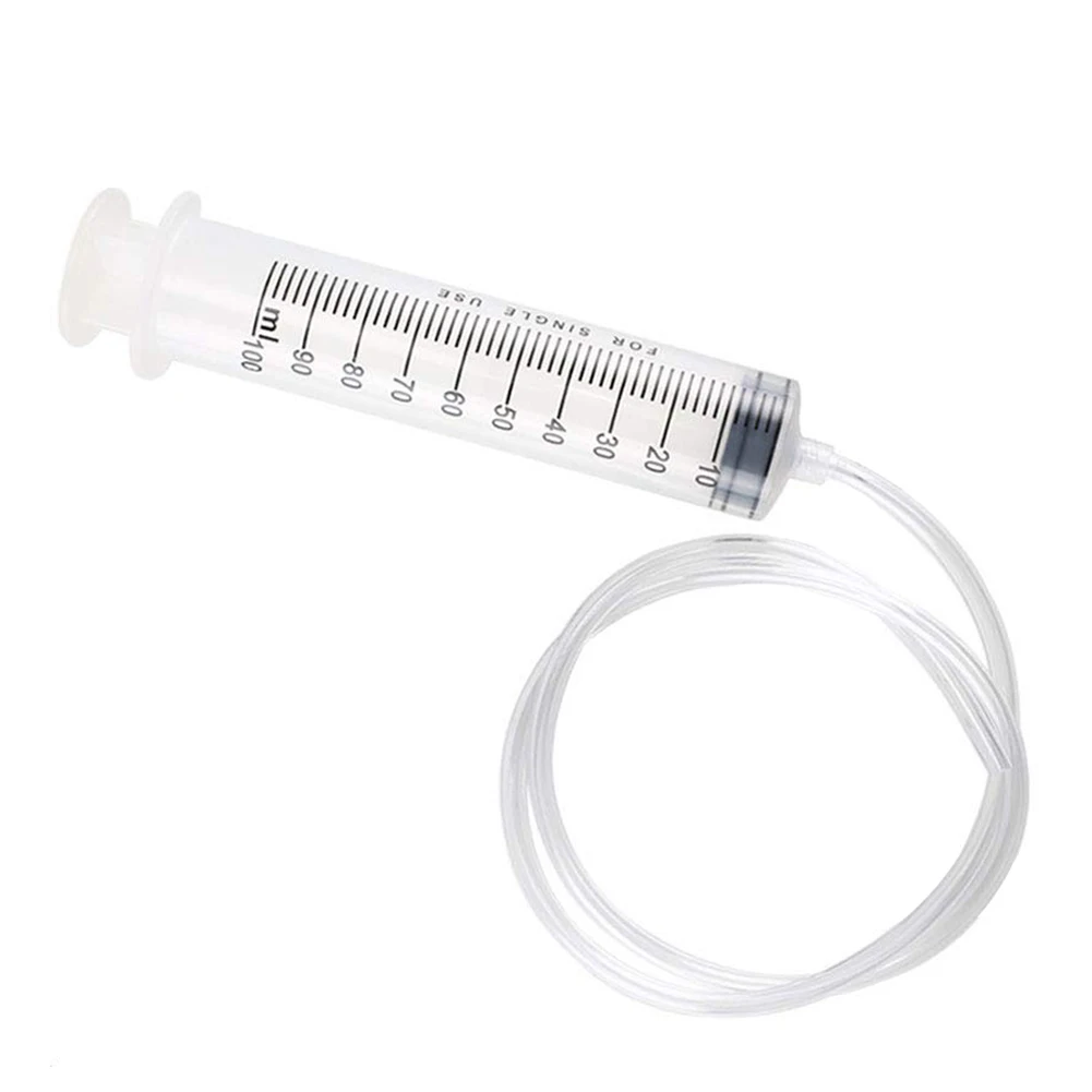 100ml Threaded Syringe Catheter 80 Cm Syringe With Catheter Oil Pumping Syringe Industrial Dispensing Syringe Household Supplies