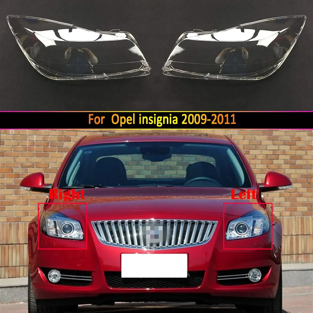 Opel insignia 용 자동차 헤드 라이트 렌즈 2009 2010 2011 자동차 헤드 라이트 전조등 렌즈 자동 쉘 커버