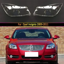 Opel insignia 용 자동차 헤드 라이트 렌즈 2009 2010 2011 자동차 헤드 라이트 전조등 렌즈 자동 쉘 커버