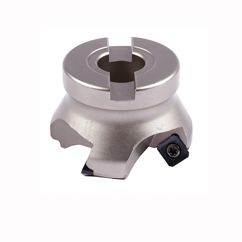 Imagem -02 - Fresagem Usinagem Laje Rosto Fresa Apertada de Alimentação Rápida Liga End Mill para Sekt1204 Inserção Km12r50224t Km12r63-22-4t