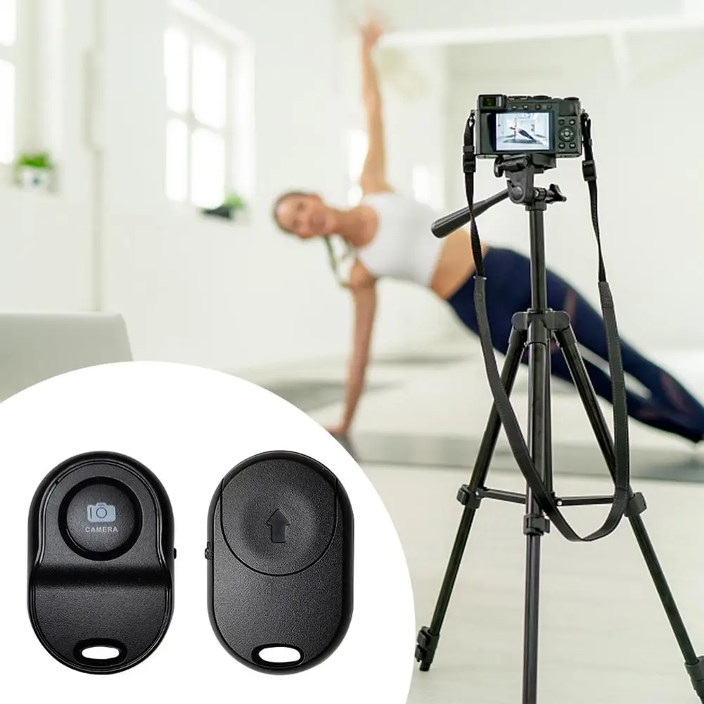 Pulsante di controllo remoto BT Controller Wireless auto-Timer fotocamera Stick Shutter Release Phone Selfie per telefono Ios / Android