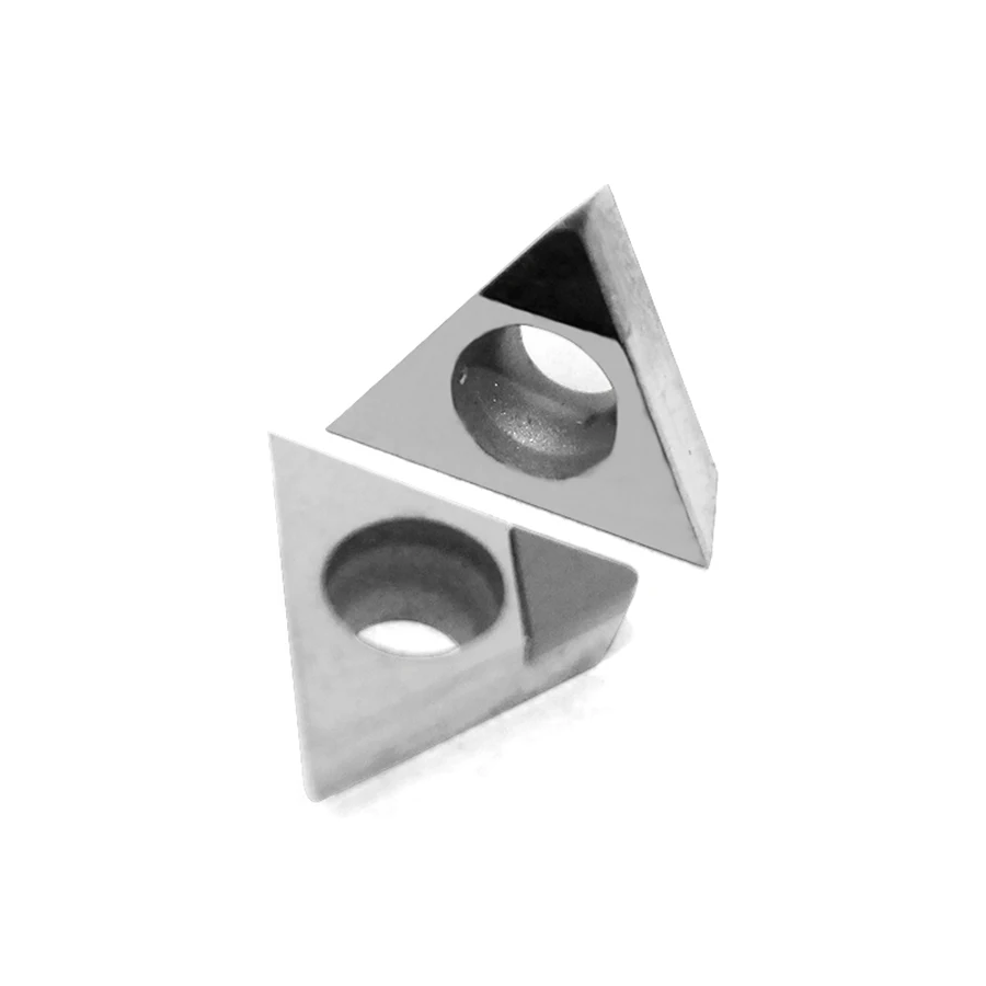 Cortador de diamante de hoja de alta dureza, herramienta de torno de CNC, TPGH080208 TPGH090204 CBN TCMT110204 TCMT110208 TCMT16T308 PCD