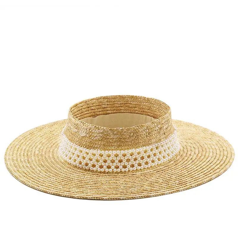 

New Womens Summer Hats New Large Brim Straw Hat Summer Hats For Women Beach Cap Empty Top Sun Hat Straw summer hat for women