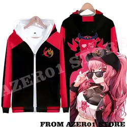 HOLOLIVE VTuber Mori Calliope Cosplay Merch 3D Print Zipper Hoodies Winter Suit Sportswear Hooded Youthful Women/Men The Hooded