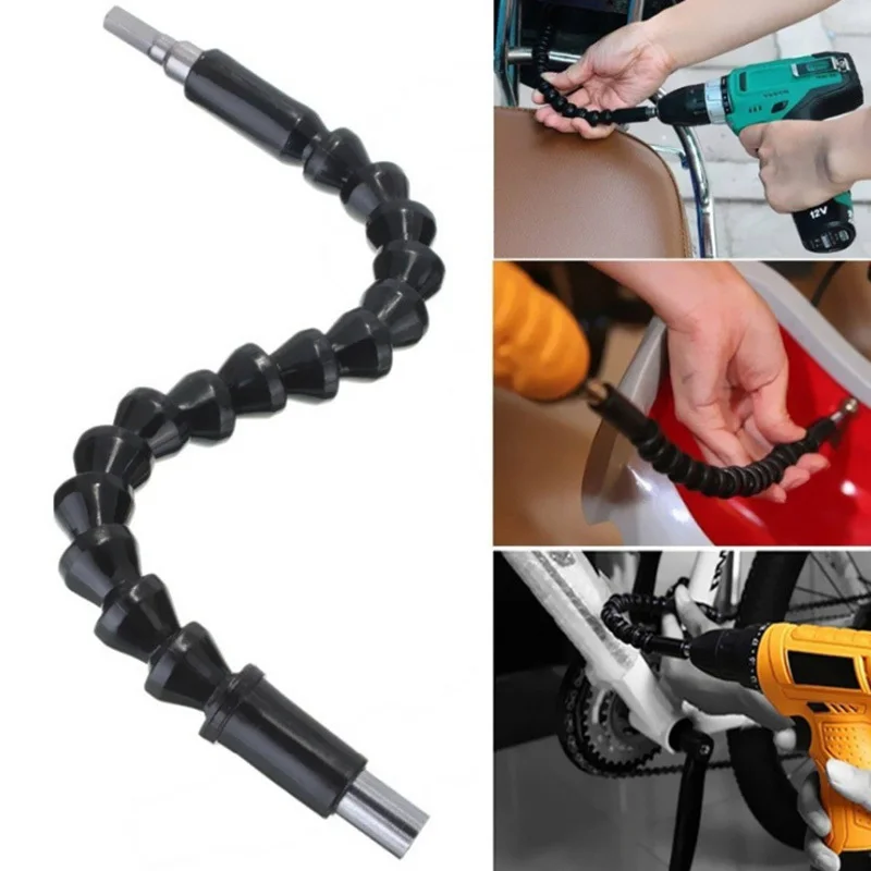 Realmote-ユニバーサルドライバーアダプター,295mm,延長ロッド,ドリルビット,フレキシブルシャフト,ドリルなし