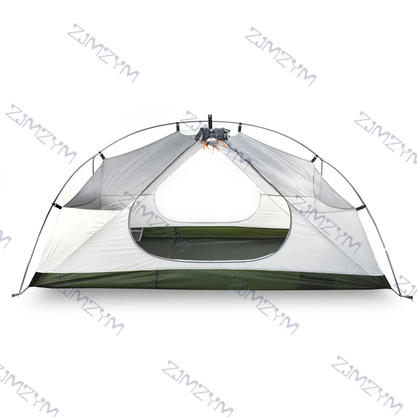 15D Silicone Coated Nylon Ultralight Camping Tent Portable 3Persons Tent Double Layer 4 Season Outdoor Climbing Waterproof Tent