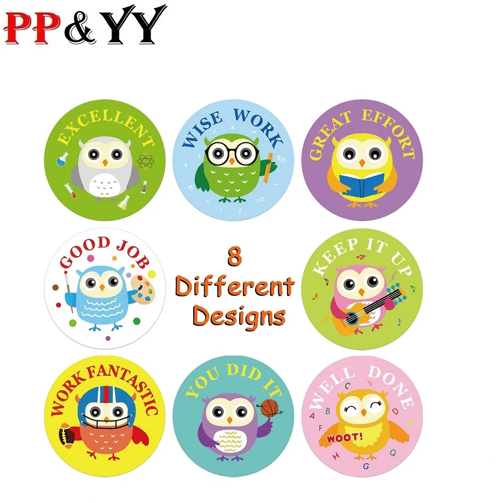 

Stickers Cartoons Gift Card Party Package 8 Styles Label Sealing Decor Awards Supplies Baby