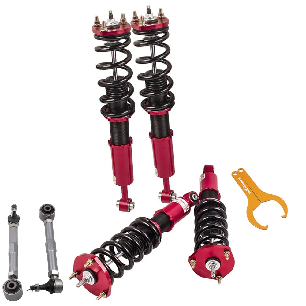 24 Ways Adjustable Damper Coilovers Shock Absorbers Strut Control Arms For Lexus XE10 IS200 IS300 Sedan 4D 2001-2005