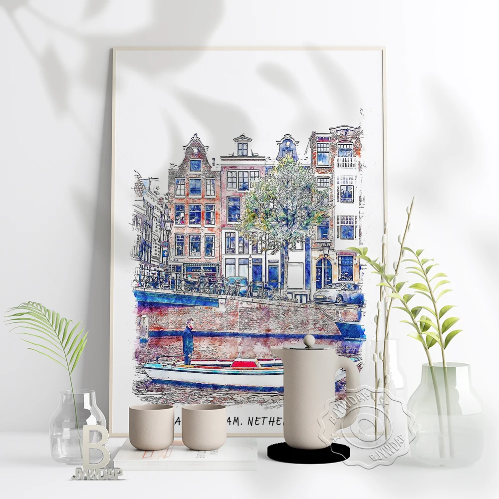 Watercolor City Net… - image