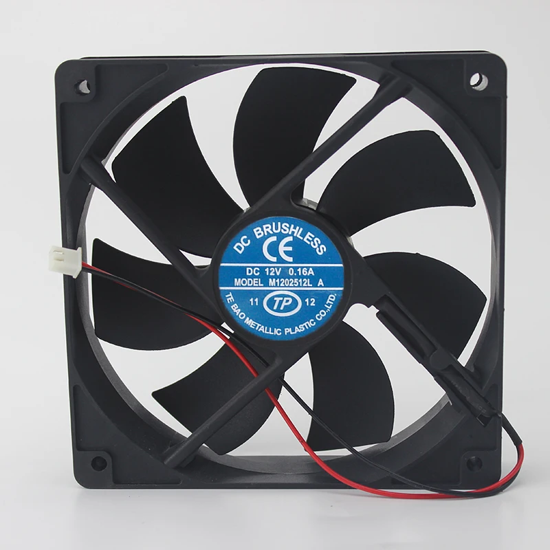 Space Fan M1202512L Server Cooling Fan DC 12V 0.16A 120x120x25mm 2-wire