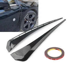 2pcs/set Car Side Fender Spoiler Wind Knife Side Gills Universal Air Vent Decorative Side Wing Stickers for Honda Civic