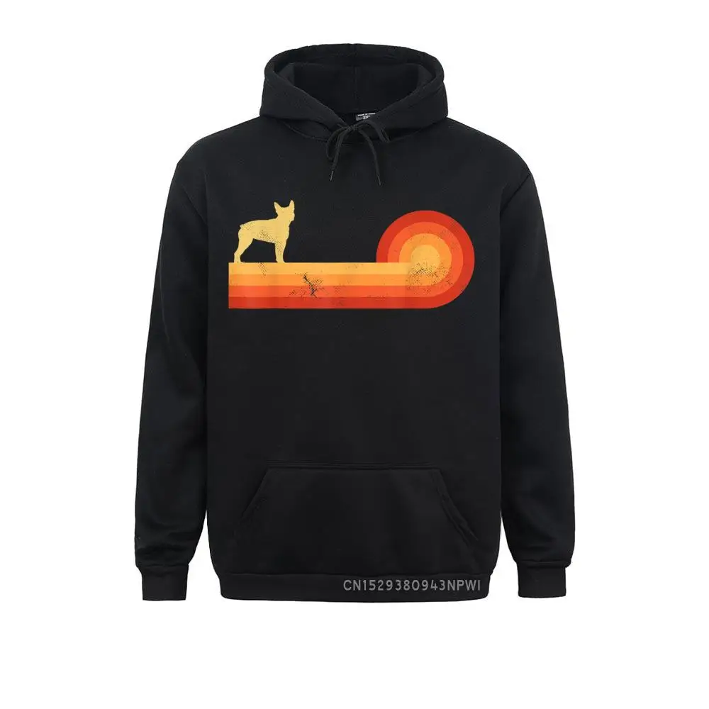 

Boston Terrier Retro 60s 70s Sunset Dog Lovers Men Pullover Funny Sweatshirts Hoodies For Men Fitted Camisa Sweatshirts