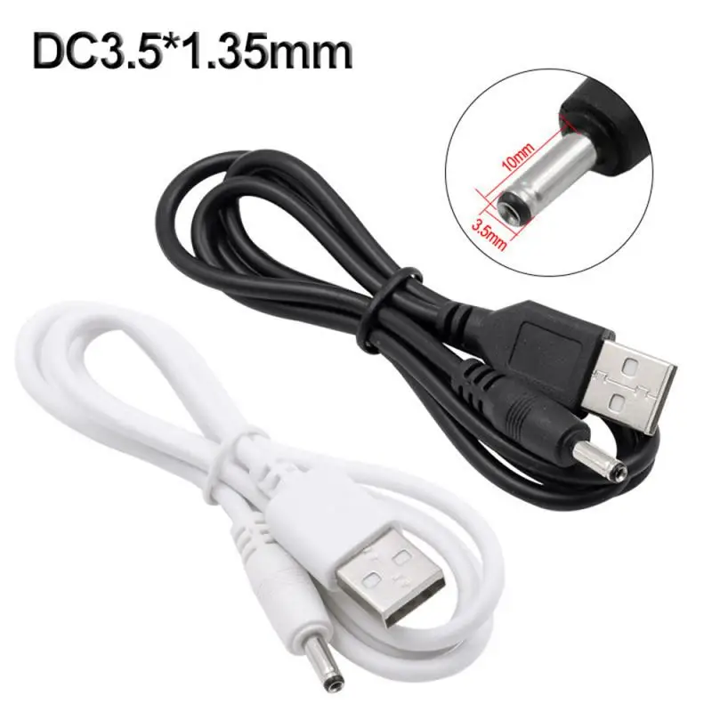 USB To DC 3.5 * 1.35mm Round Hole Mini Speaker Charging Cable 5V Power Cord 3.5mm Charging Cable For USB Fan Speaker USB Lamp