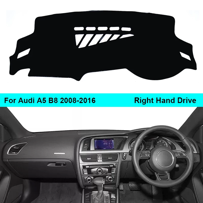 Car Inner Dashboard Cover Dash Mat Carpet for Audi A5 B8 2008 - 2016 Sun Shade Anti-sun Pad Cushion Cape 2015 2014 2013 2012