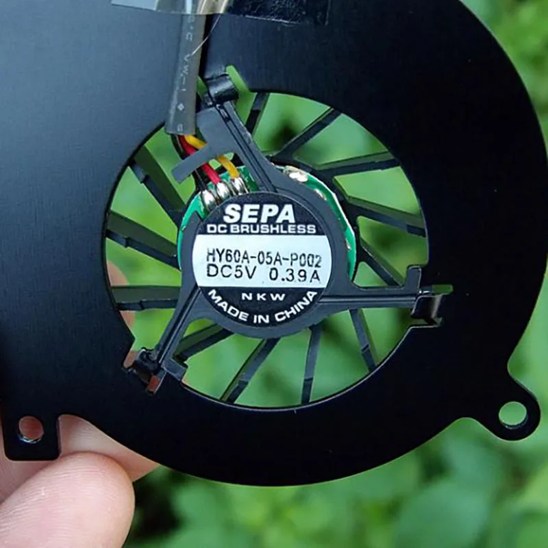 SEPA HY60A-05A Big Airflow Rate DC 5V 0.39A Silent Aluminum alloy Shell Notebook CPU Turbo Blower Cooling Fan Brushless DC Motor