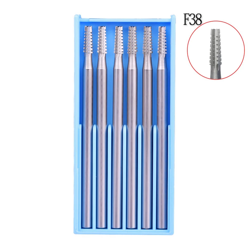 6PCS High Speed Tungsten Steel Burs Cone For Setting Gems Shank 2.35MM Jewellery Making Tools