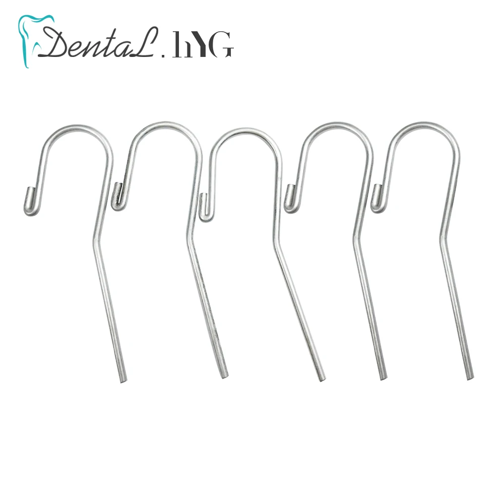 5 sztuk/partia Dental Lip Hook dla Apex Locator Endo leczenie narzędzia pomiarowe kanał korzeniowy Instrument Lip usta hak dentysta