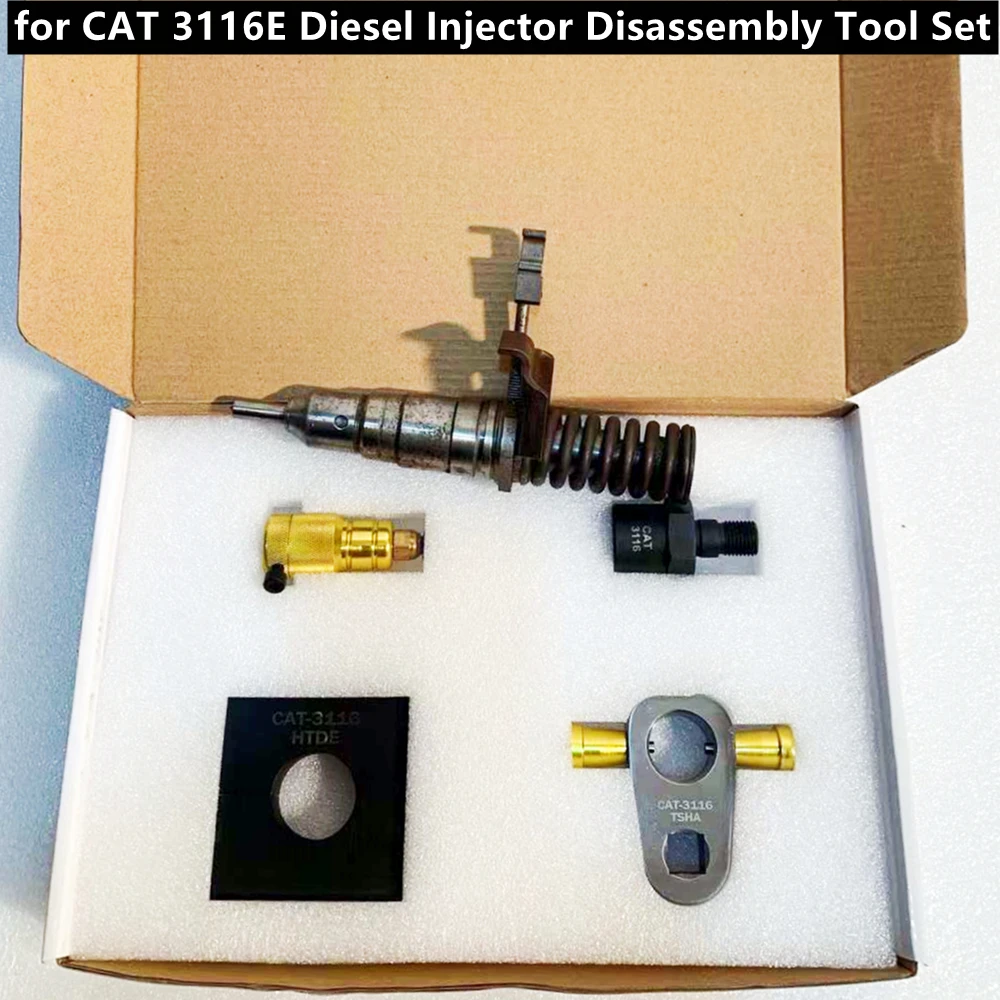 

for Diesel Injector CAT 3116E Repair Adaptor Oil Collector Common Rail Fuel Injector Assemble Clamp Disassemble Tool Kits