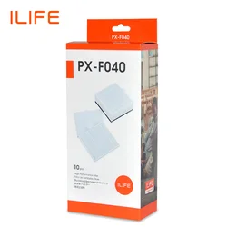 ILIFE V8s/V8 Plus 10 PCS Filters Pack Replacement Kits for Robot  PX-F040