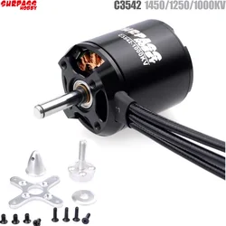 SURPASS HOBBY 2820 C3542 1450KV 1250KV 1000KV Brushless Motor for RC Airplane Fixed-wing Glider Aircraft