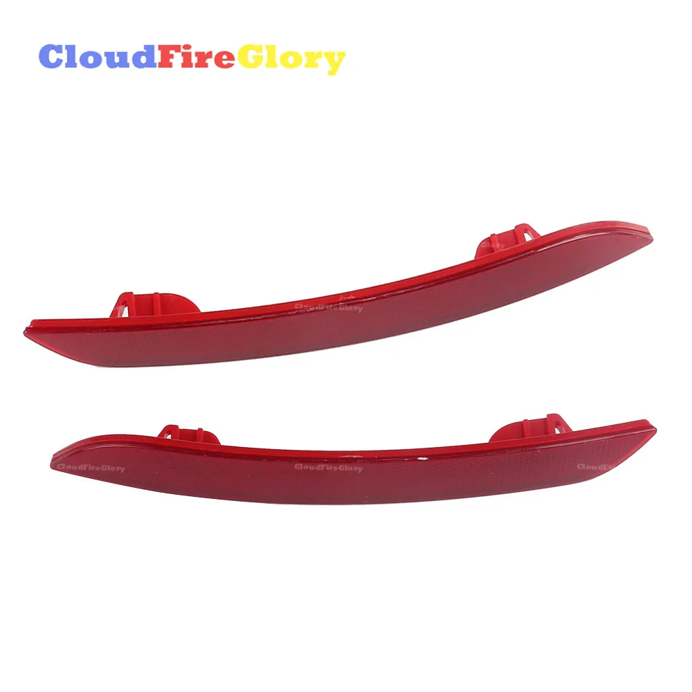 For BMW 3 Series F30 F31 F35 2012 2013 2014 Left Right Pair Rear Bumper Reflector Warn Light Red Lens 63147301187 63147301188