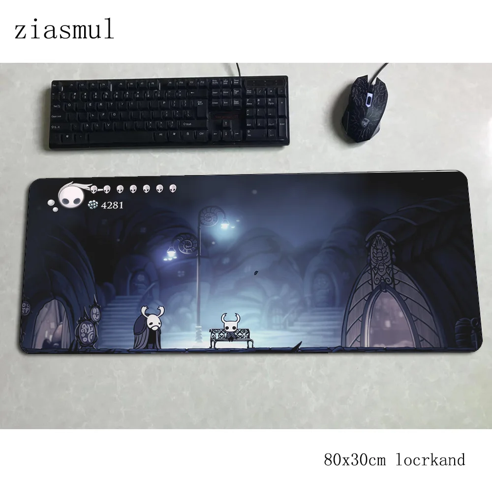 hollow knight mouse pad 80x30cm mats cute Computer mouse mat gaming accessories hot sales mousepad keyboard games pc gamer