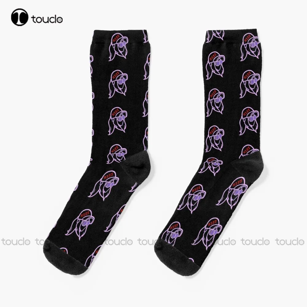 

Rezz Dj Record Producer Best Logo Socks Womens Boot Socks Personalized Custom Unisex Adult Teen Youth Socks 360° Digital Print