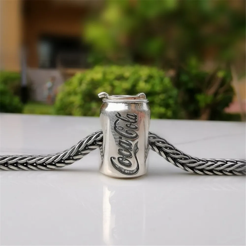 Mistletoe 925 Sterling Silver A can of coke Charm  Bead Jewelry