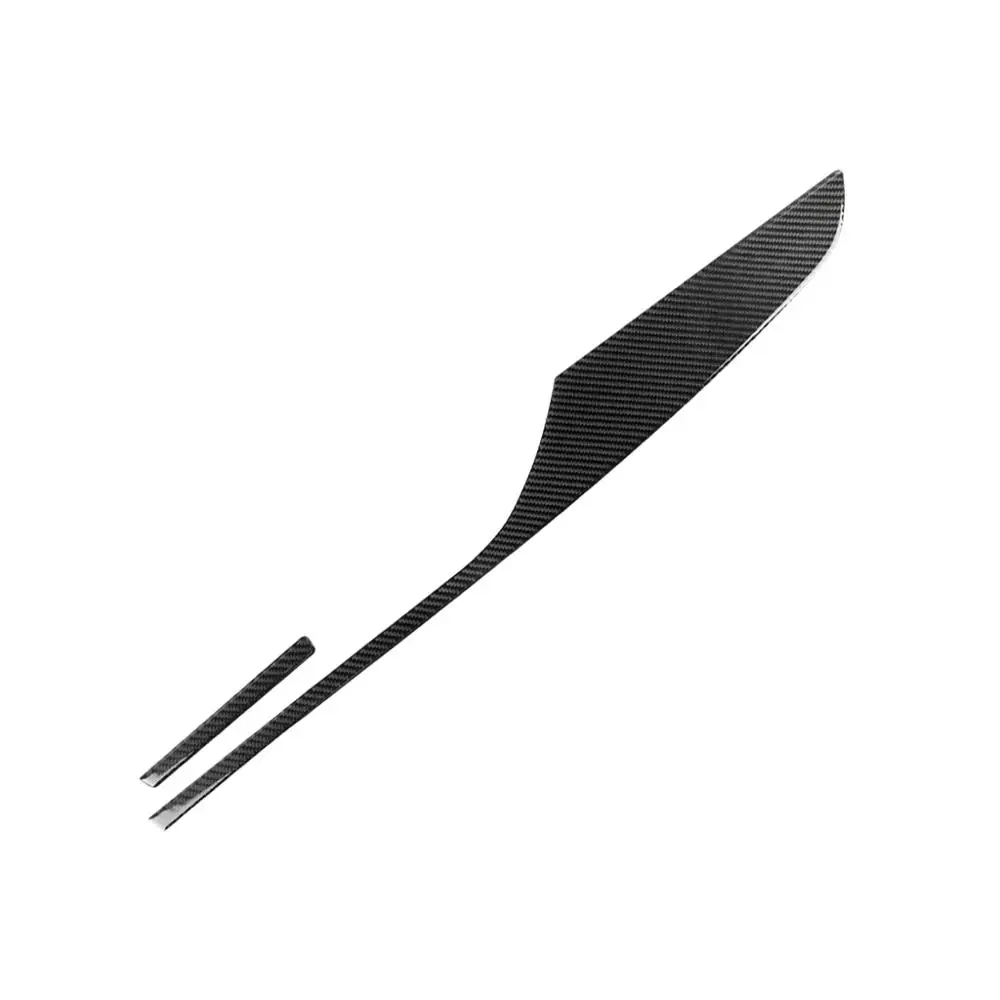 For Audi A6 S6 C7 A7 S7 4G8 2011-2018 Accessories Carbon Fiber Interior Center Console Car Dashboard Trim Strip Cover Sticker