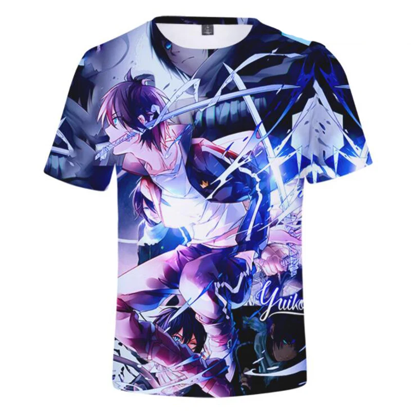 Japan Anime Noragami 3D T Shirt for Adult/Kids Stray God Yato Iki Hiyori Yukine Ebisu Kofuku Bishamon Nora Cosplay Costume